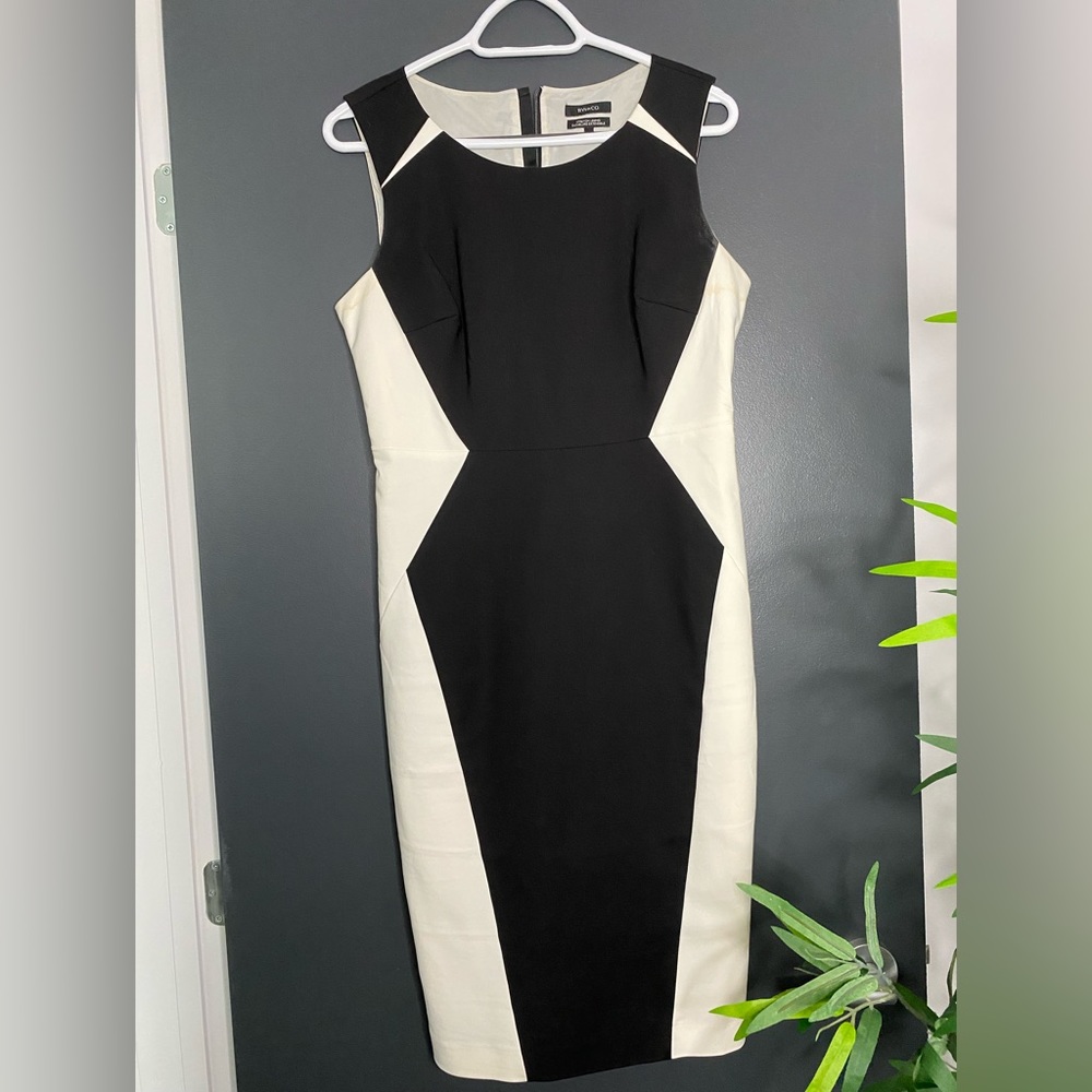 RW&Co Black and white dress